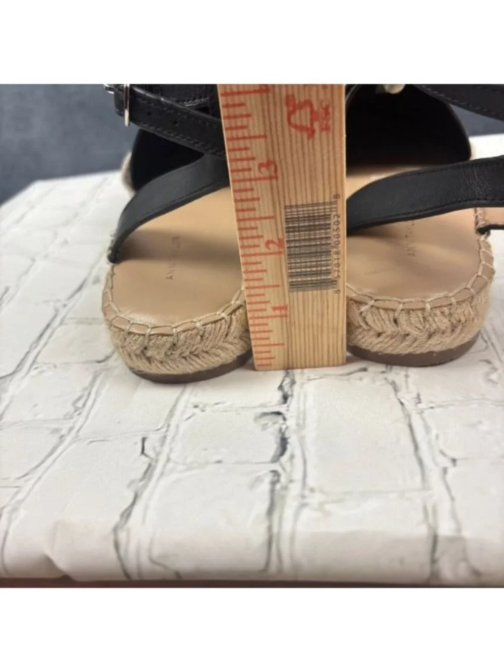 EUC Ann Taylor Women’s Isabella Giraffe Real Calf Hair Espadrilles Sz 8.5M